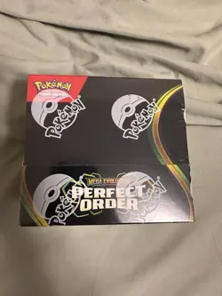 Pokemon Mega Evolution Perfect Order Booster Box Sealed - Image 1