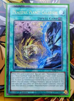 Peaceful Planet Calarium (Quarter Century Secret Rare) - RA02-EN074 - Yu-Gi-Oh - Image 1