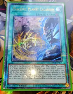 Peaceful Planet Calarium (Quarter Century Secret Rare) - RA02-EN074 - Yu-Gi-Oh - Image 2