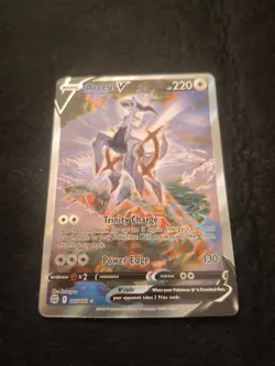 Pokemon TCG Arceus V Alt Full Art 166/172 Brilliant Stars Holo NM Pack Fresh! - Image 1