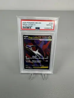 2025 POKEMON MEG EN-MEGA EVOLUTION ULTRA RARE #163 MEGA LATIAS EX PSA 10 - Image 1