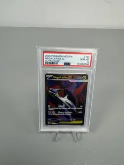 2025 POKEMON MEG EN-MEGA EVOLUTION ULTRA RARE #163 MEGA LATIAS EX PSA 10 - Image 2