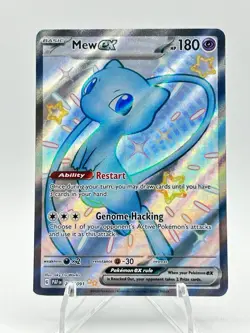 Mew EX 216/091 Pokemon S&V Paldean Fates NM - Image 1