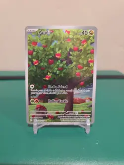Applin 185/167 Twilight Masquerade Illustration Full Art Holo Pokemon Card NM/M - Image 1