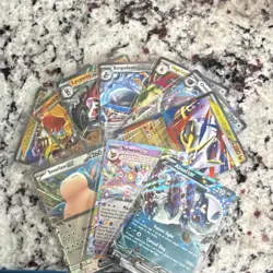 Pokemon TCG EX Foil 10 Card Lot Snorlax Sylveon Absol Empoleon Lycanroc - Image 1