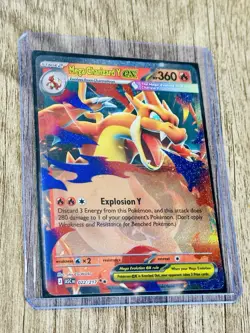 Mega Charizard Y EX 022/217 Ascended Heroes English Pokemon TCG In Hand - Image 1