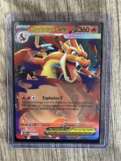Mega Charizard Y EX 022/217 Ascended Heroes English Pokemon TCG In Hand - Image 4