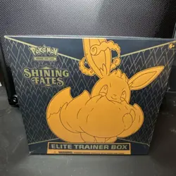 Pokemon TCG Shining Fates Elite Trainer Box Eevee 2021 English Promo Booster - Image 1