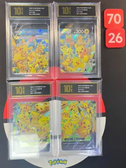 Pokemon Pikachu V-UNION S-P 109-112 TCG Card Chinese 2025 Grade10 70 - Image 1