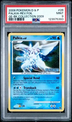 PSA 9 Pokemon Burger King Giratina, Dialga, Palkia Sequential Set 2009 Promo - Image 2