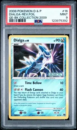 PSA 9 Pokemon Burger King Giratina, Dialga, Palkia Sequential Set 2009 Promo - Image 3