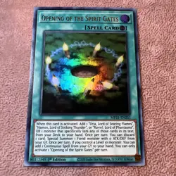 Yugioh - Opening of the Spirit Gates (Ultra Rare) 1st Edition- MP21-EN251 - Image 1
