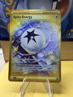 Pokemon Spiky Energy 190/159 Journey Together Gold Hyper Rare Holo NM - Image 1