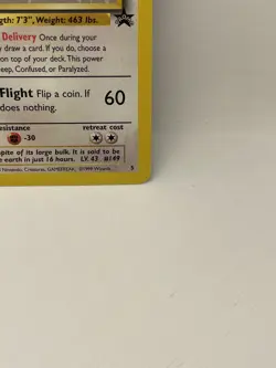 1999 Pokemon WB Kids Presents Dragonite Movie Promo #5 WOTC LP STAMPED - Image 5