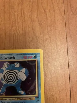 Poliwrath Base Set 2 Holo Unlimited Rare Pokemon TCG Card - Image 4