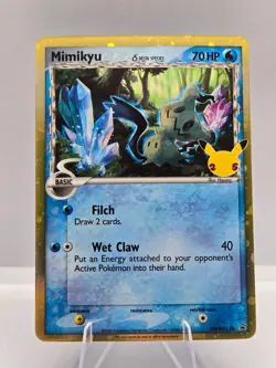 Mimikyu (Delta Species) SWSH136 Holo Promo Sword & Shield Promo Pokemon NM - Image 1