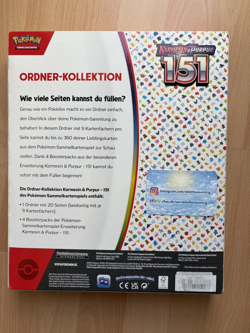151 Ordner-Kollektion Pokemon Binder Deutsch OVP Mew Ordner Kollektion - Image 2