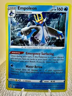Empoleon - (Cosmos Holo) Holo Rare 037/172 NM Pokemon TCG - Image 1