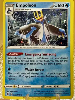 Empoleon - (Cosmos Holo) Holo Rare 037/172 NM Pokemon TCG - Image 3