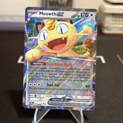 Meowth Ex 062/088 - Double Rare - Mega Evolution: Perfect Order - Pokemon TCG - Image 1
