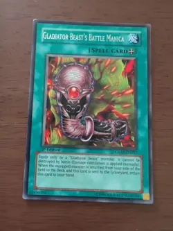 Yugioh - Gladiator Beast’s Battle Manica - GLAS- EN057 - 1st Edition - LP - Image 1