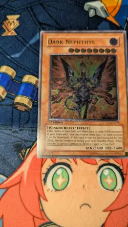 YuGiOh! | Dark Nephthys | PTDN-EN016 Ultimate Rare | 1st Ed. LP - Image 4