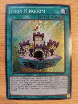 Toon Kingdom - DRL2-EN023 - Lightly Played LP - Secret Rare - 1st Edition - Image 1