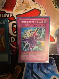 Yugioh WC08-EN001-3 Super Rare Promo Dimensional Prison, Burden of the Mighty NM - Image 4
