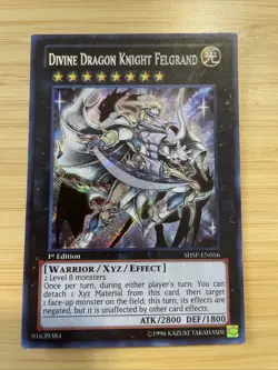 Divine Dragon Knight Felgrand SHSP-EN056 Shadow Specters 1st Edition NM YUGIOH - Image 1