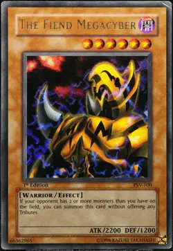 Yu-Gi-Oh! The Fiend Megacyber PSV-100 1.Edition Ultra Rare [LP] NA | EN 2002 - Image 1
