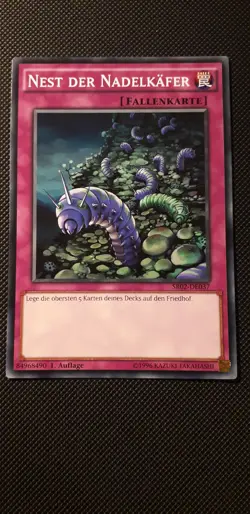 Yu-Gi-Oh! Nest der Nadelkafer, SR02-DE037, Common, 1.Auflage, Deutsch, Near Mint - Image 1