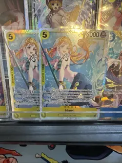 One Piece TCG Lot Nami ENGLISH EB03-053 HEROINES SR - Near Mint Nico Koala - Image 2