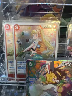 One Piece TCG Lot Nami ENGLISH EB03-053 HEROINES SR - Near Mint Nico Koala - Image 5