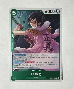 Tashigi OP14-029 The Azure Sea's Seven One Piece TCG - Image 1