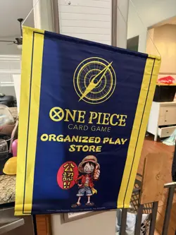 One Piece Card Game Organized Play Store Scroll Banner Monkey D. Luffy used - Image 1