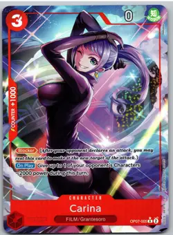 Carina Parallel OP07-005 Rare 500 Years in the Future One Piece NM - Image 1