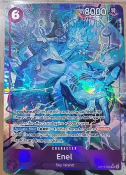 IN HAND Enel OP15-060 SR Alt Art Adventure On Kami’s Island ENGLISH ONE PIECE - Image 1