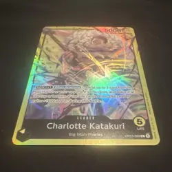 One Piece Charlotte Katakuri Leader Holo OP03-099 5000 Power English Card - Image 1