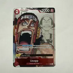 One Piece TCG Usopp ST01-002 Alternate Art Promotion - Image 1