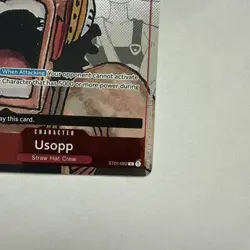 One Piece TCG Usopp ST01-002 Alternate Art Promotion - Image 4