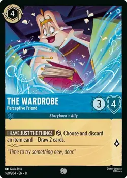 4x The Wardrobe - Perceptive Friend - 160/204 - Common NM-Mint Disney Lorcana: R - Image 1