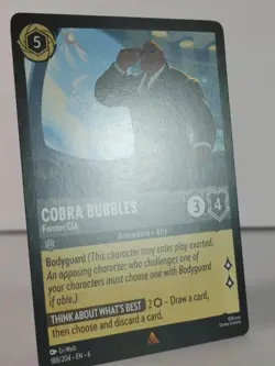 Cobra Bubbles - Former CIA - Azurite Sea - 188/204 - singles Lorcana TCG - Rare - Image 2