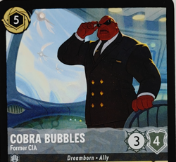 Cobra Bubbles - Former CIA - Azurite Sea - 188/204 - singles Lorcana TCG - Rare - Image 5