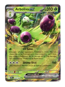 Arboliva ex 023/182 Double Rare SV10: Destined Rivals Pokemon TCG NM - Image 1