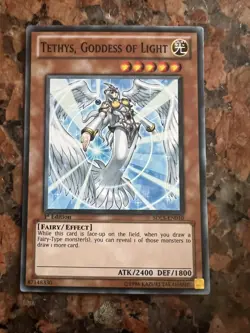Yu-Gi-Oh! TCG Tethys, Goddess of Light Lost Sanctuary SDLS-EN010 1st Edition... - Image 1