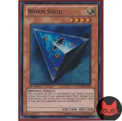 Yugioh Worm Solid HA03-EN022 Super Rare 1st Edition NM - Image 1
