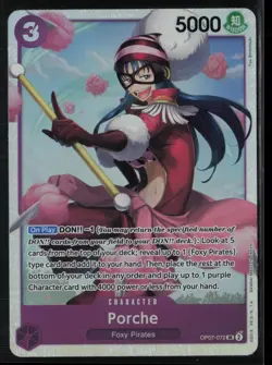 Porche OP07-072 One Piece 500 Years in the Future Super Rare Near Mint - Image 1