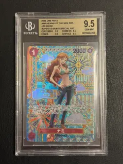 2023 One Piece Nami SP OP01-016 Japanese BGS 9.5 New Era - Image 1