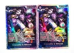 2 X ST25-003 Crocodile & Mihawk : Super Rare English One Piece TCG Card - Image 1