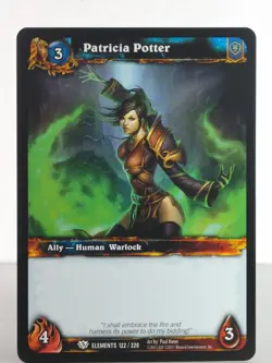 Patricia Potter - War of the Elements 122/220 - common - World of Warcraft TCG - Image 1
